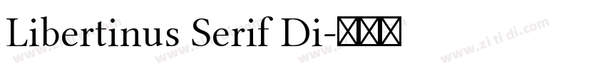 Libertinus Serif Di字体转换